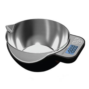 Digital Kitchen Scale With Stainless Steel Measuring Bowl