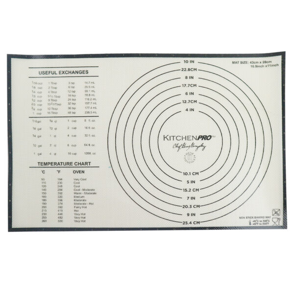 Pastry Mat with Measurement