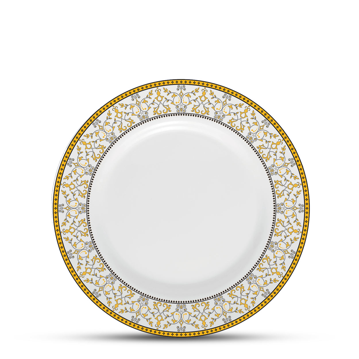 Set of 6 Sovrana 8"/200mm Quarter Plate - Moroccan Gold