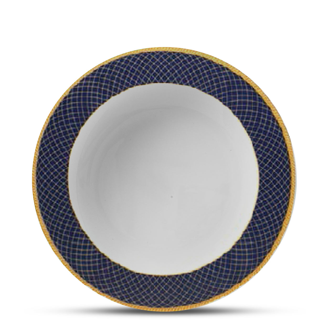 Set of 6 Sovrana 9"/225mm Soup Plate - Regent Blue