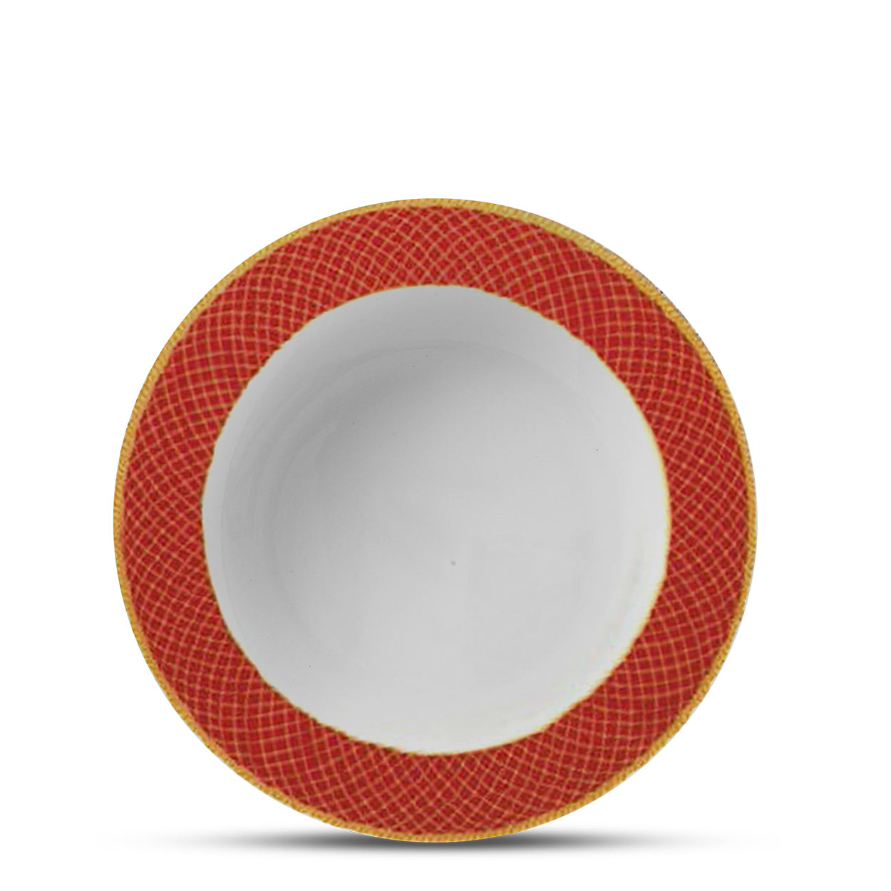 Set of 6 Sovrana 8"/200mm Quarter Plate - Regent Red