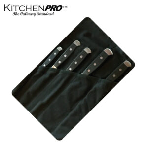 KITCHENPRO KNIFE ROLL BAG WITH 4 SLOTS