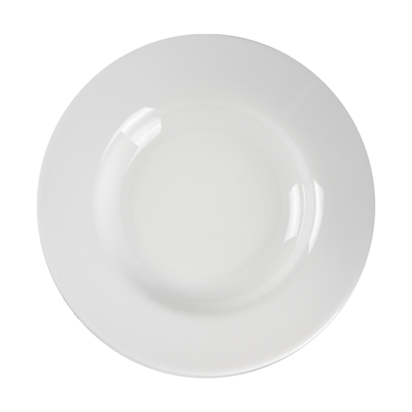 Set Of 6 Ivory 8" / 205 mm Soup Plate - Plano